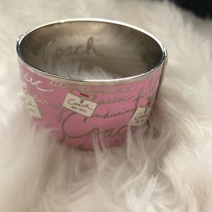 Coach Statement Bangle- Pink